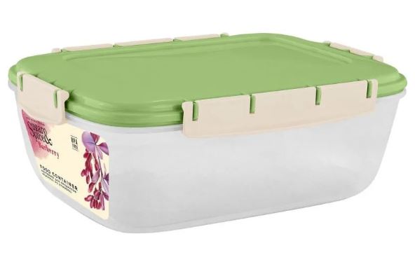 Контейнер для продуктов Sugar&Spice Barberry герметичный 1,8л прямоугольный фисташка